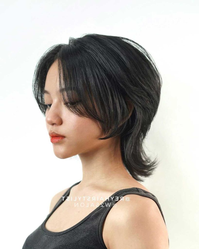 Asymmetrical Wolf Cut