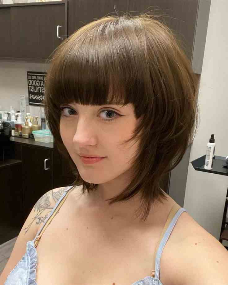 Blunt Bob Wolf Cut