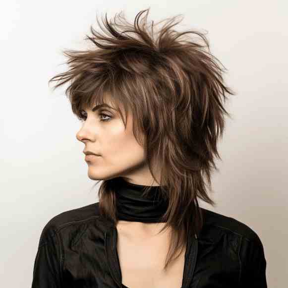 Choppy Emo Mullet Haircut