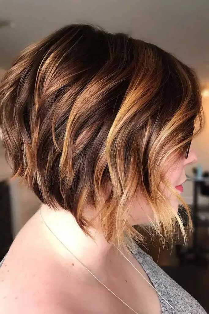 Fluffy Bob with Highlights