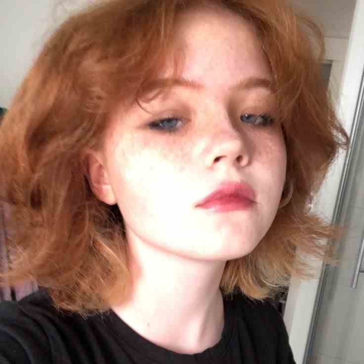 Fluffy Ginger Wolf Cut