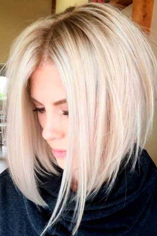 High-Low Layered Bob Wolf Cut