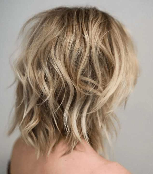Medium Gypsy Shag Hairstyle