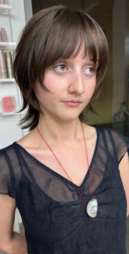 Minimalist Short Wolf Cut
