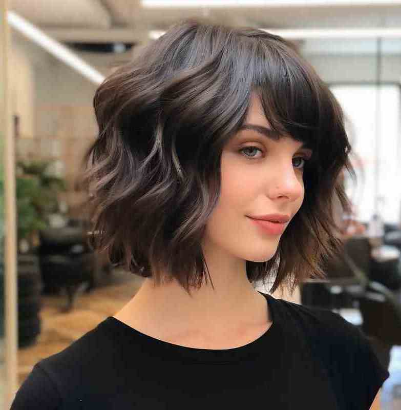Shaggy Bob Wolf Cut