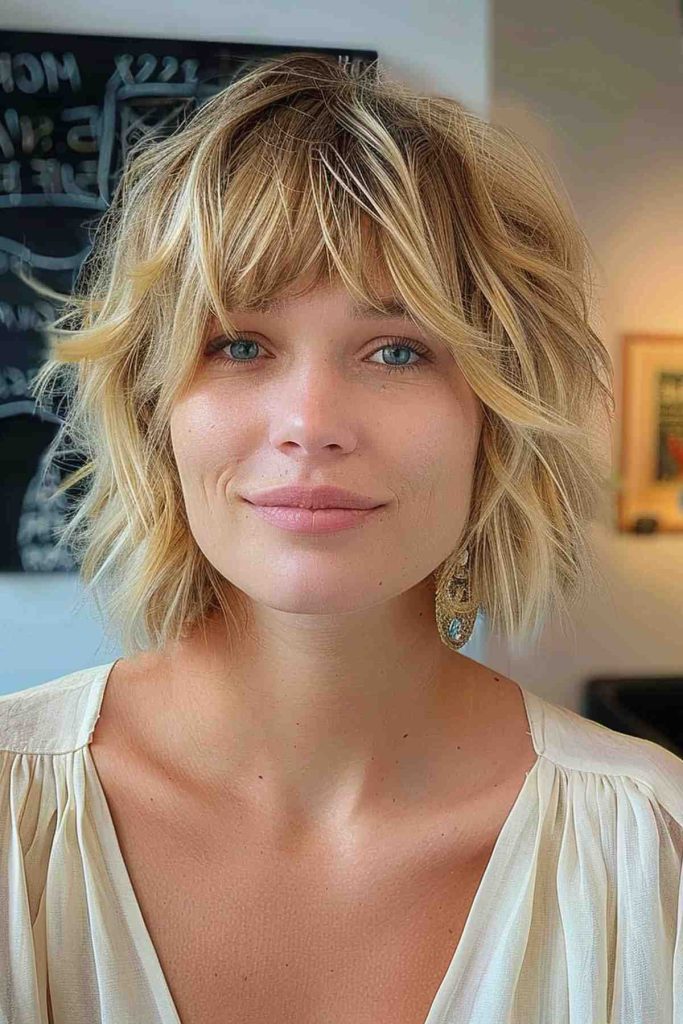 Short Gypsy Shag Hairstyle