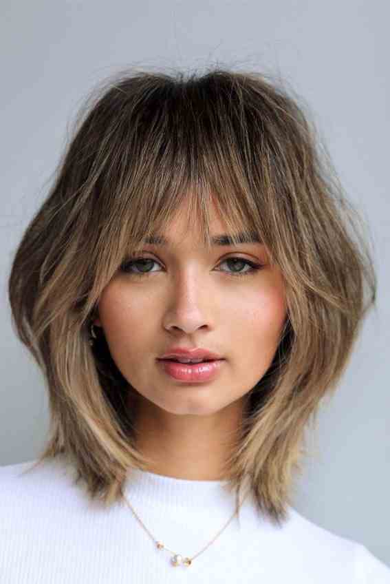 Soft Layered Short Wolf Cut