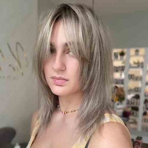 Straight Bob Wolf Cut