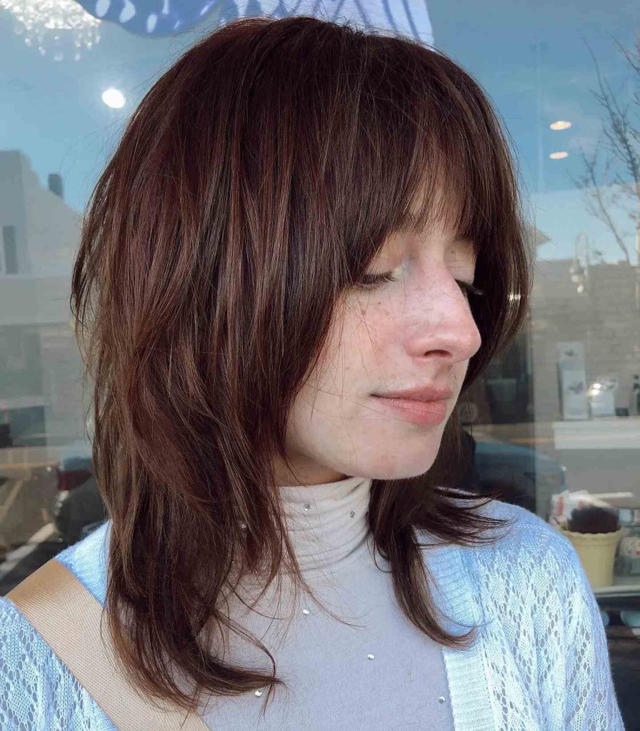 Straight Medium Hair Wolf Cut