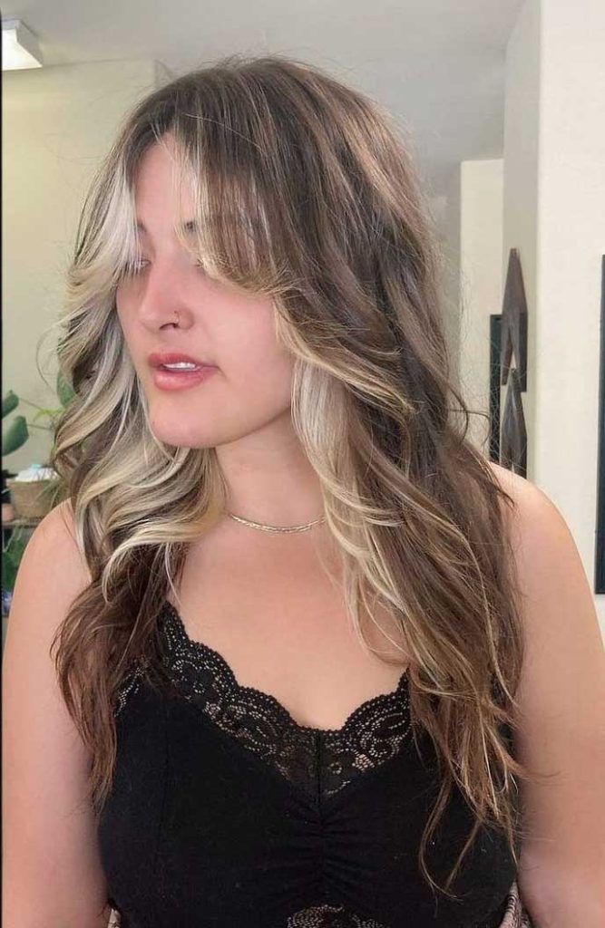 Subtle Wolf Cut with Light Highlights