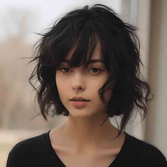 Tousled Short Wolf Cut