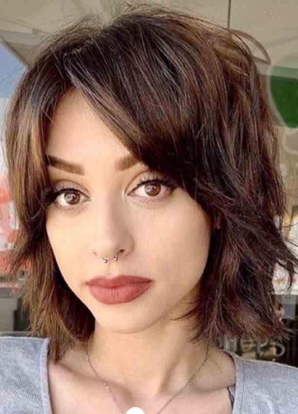 Tousled and Textured Short Wolf Cut