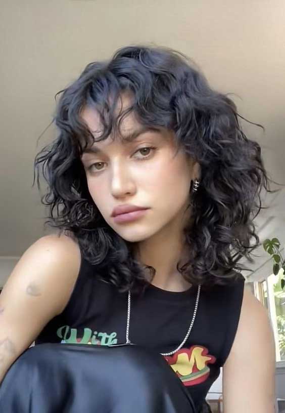 Wavy Wolf Cut