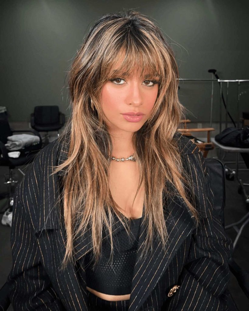 Wolf Cut with Bangs