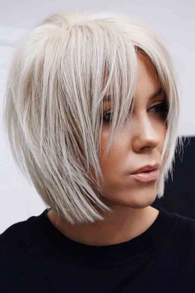 Silver Bob Wolf Cut