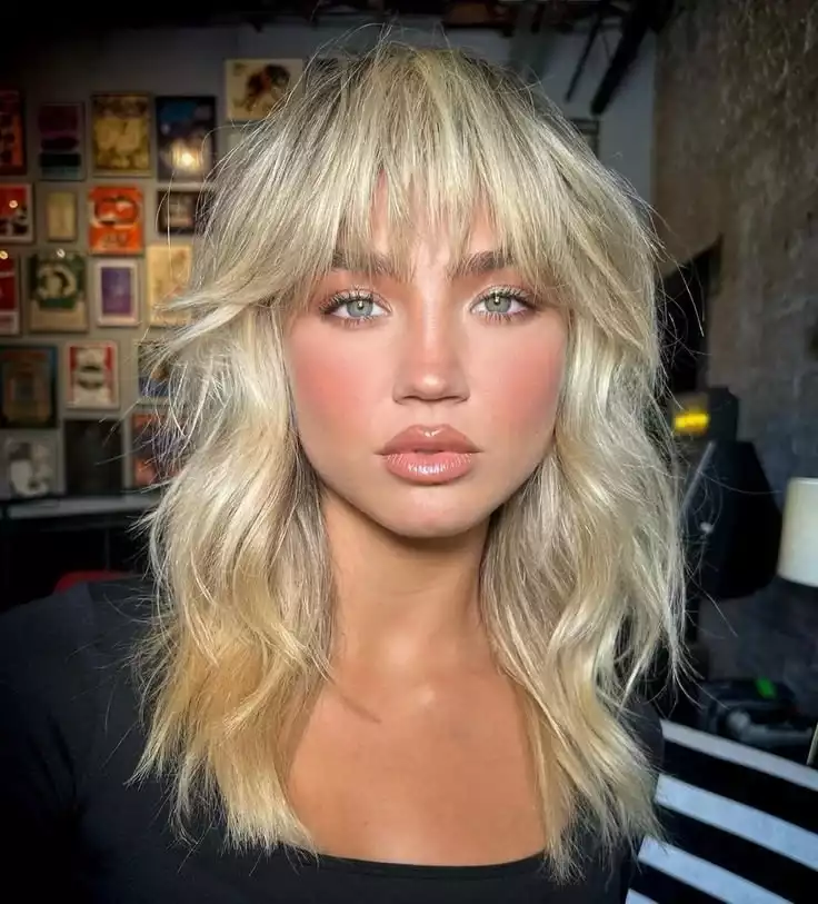 Feathered Layers with Wispy Bangs