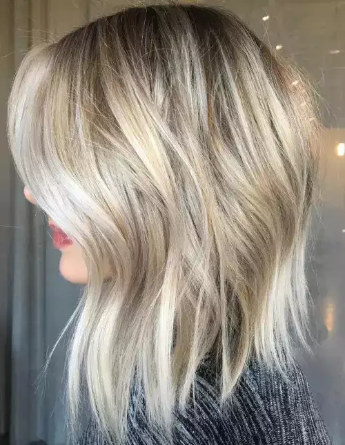 Medium Layers with Razor-Cut Ends
