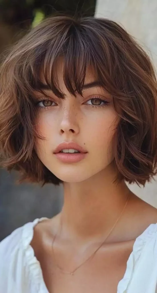 Short Curtain Bangs