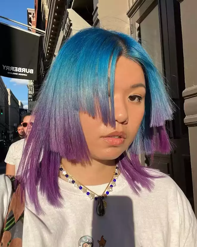 Vibrant Split-Dye Jellyfish
